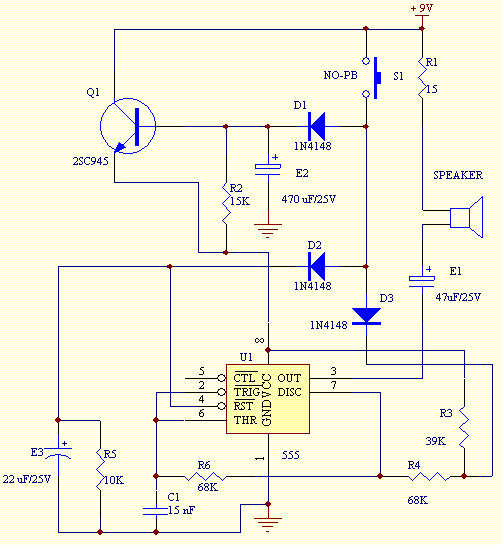simple doorbell circuit