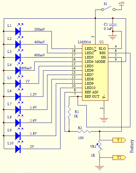 Battery Tester Circuit