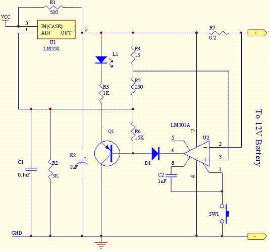 Automotive Battery Charger Circuitry