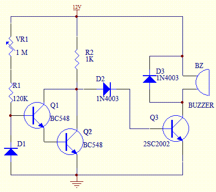 Temperature Switch Schematic Diagram