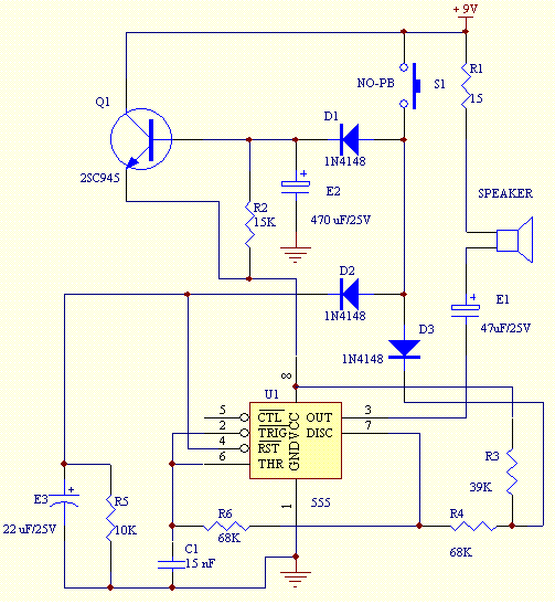 Door Bell Chime Circuit