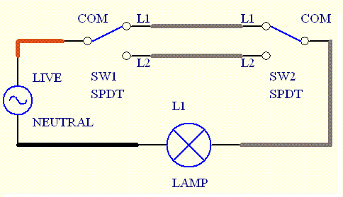 Two Way Light Switch Wiring Diagram