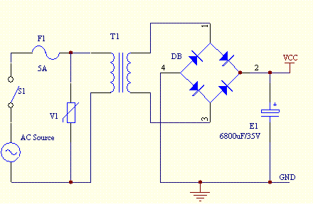 Power Supply Regulation Circuit